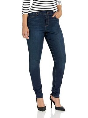 Gloria Vanderbilt All-Around Slimming Effect Bootcut Jeans Dark Wash | Size: 6